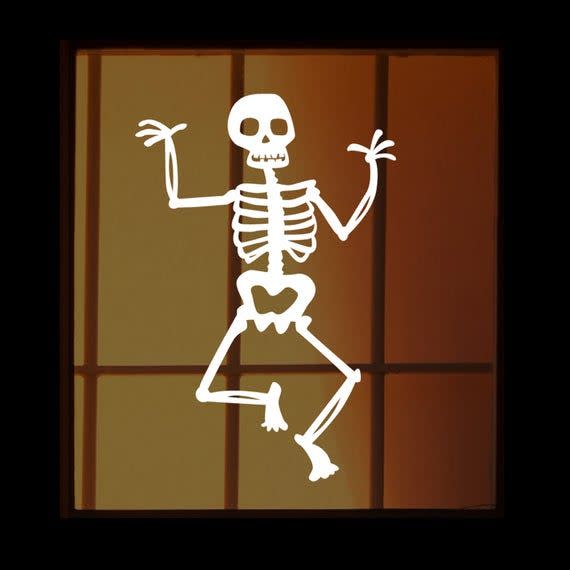 15) Reusable Halloween Window Clings