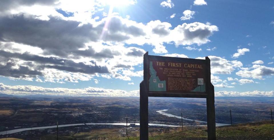 A stop along U.S. 95 above Lewiston offers a brief history lesson, as well as a spectacular view.