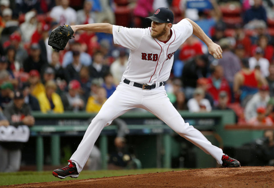 Chris Sale led all of MLB in strikeouts this season. (AP)