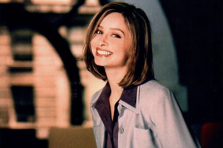 Calista Flockhart como Ally McBeal, el personaje que la convirtió en una cara conocida