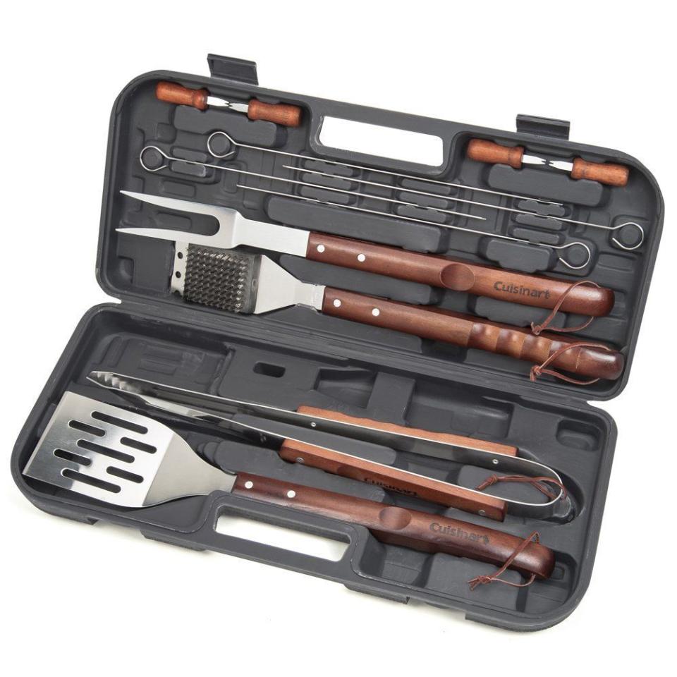 Cuisinart 13-Piece Wooden Grill Tool Set