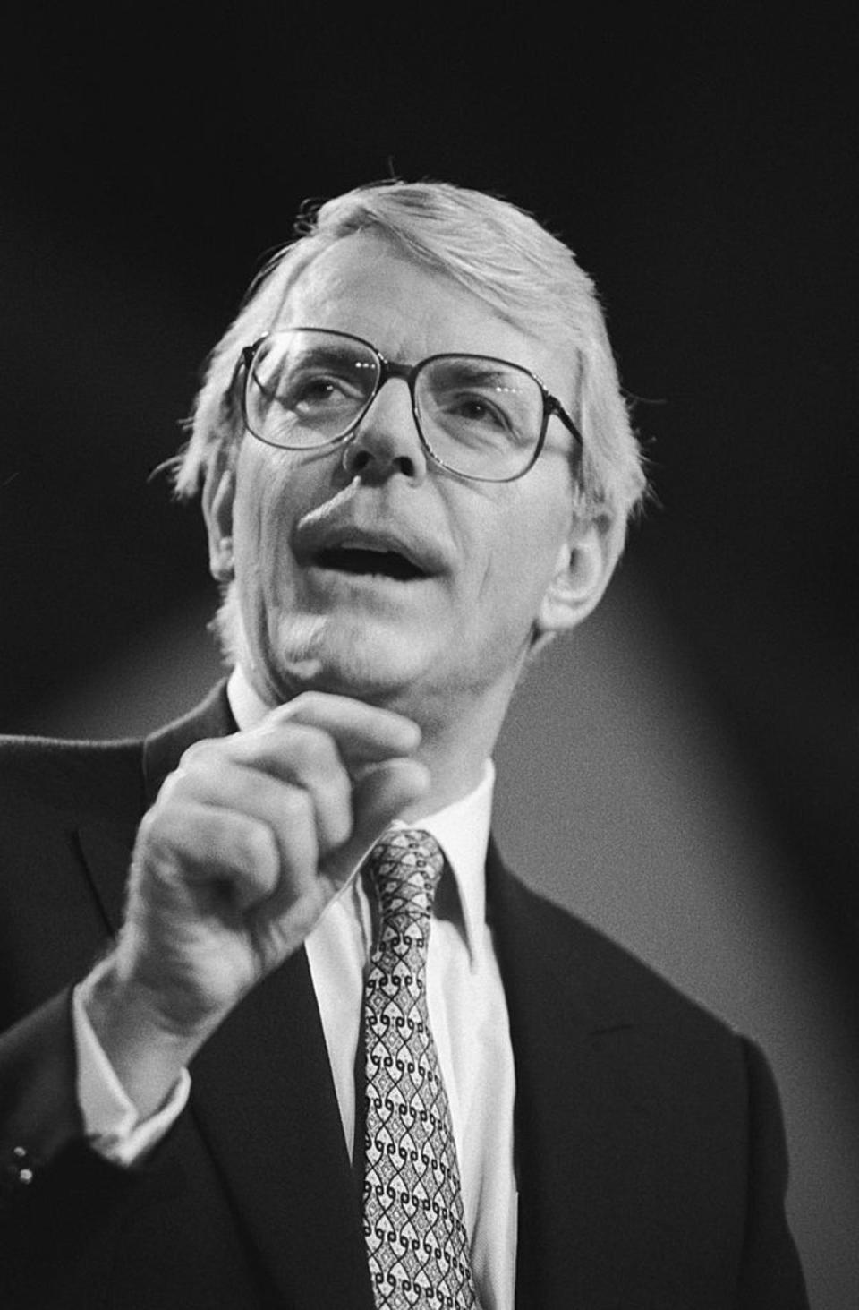 John Major, of the famous ‘John Major-Edwina Currie affair’, in 1997 (Getty)