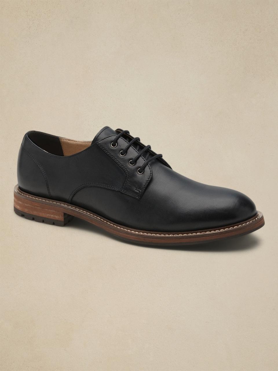 Rease leather oxford shoe, banana republic