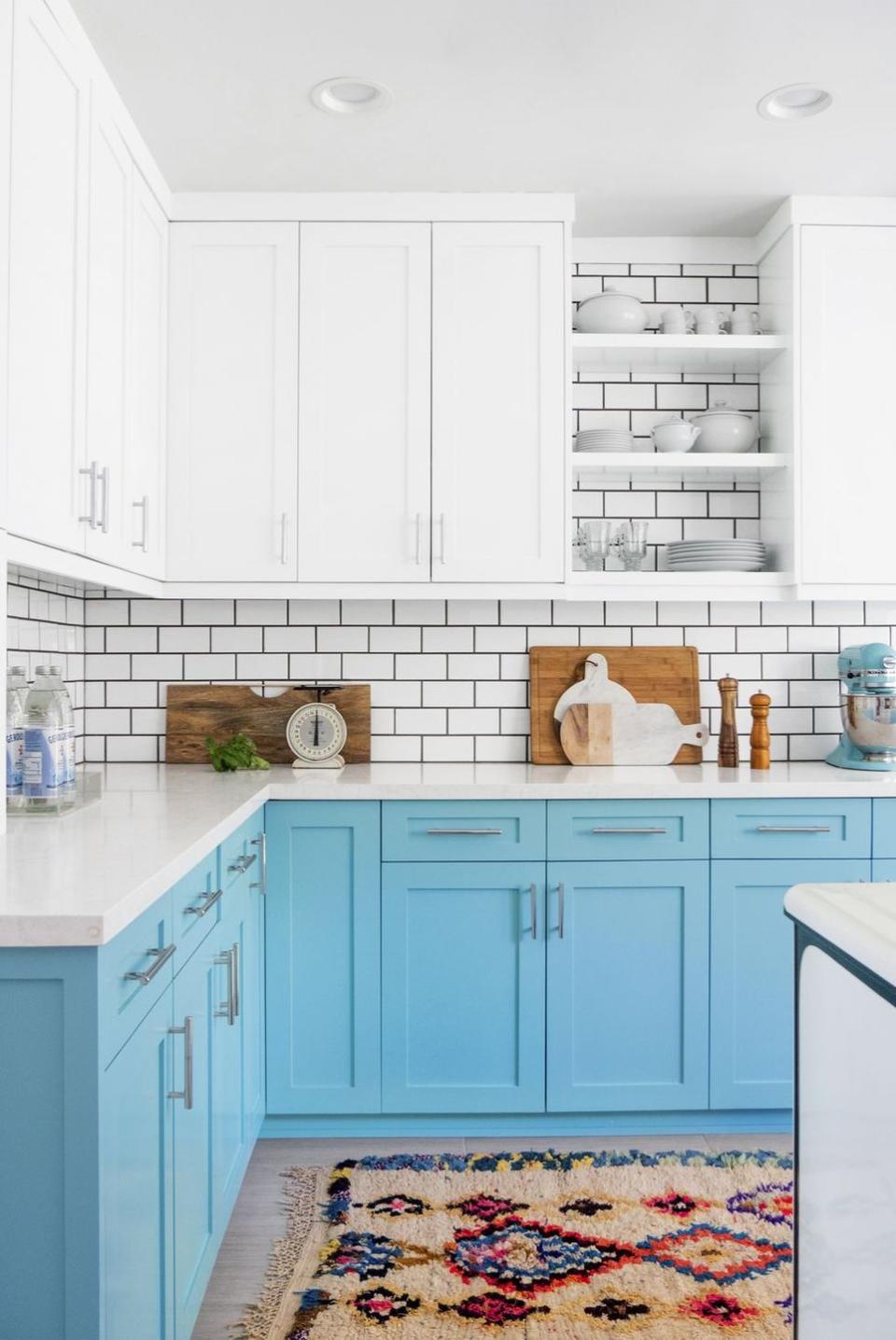 Chic Spaces That Prove Blue Kitchen Cabinets Are Here to Stay