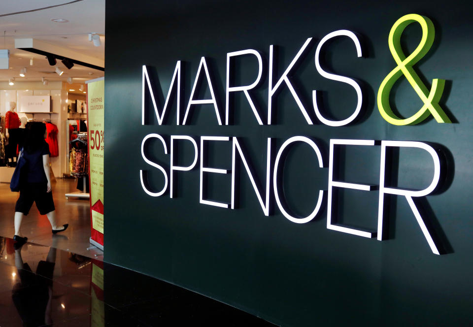 A view of a Marks and Spencer shop in Singapore December 14, 2018. Photo: REUTERS/Edgar Su