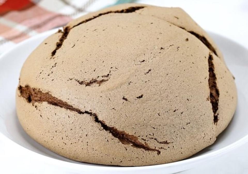 <p>The Soccer Mom Blog</p><p>Unlike the bright rainbow colors in most of the TikTok versions of cloud bread, this one is brown because it is chocolate! Who doesn't need more chocolate in their life?</p><p><strong>Get the recipe: <a href="https://thesoccermomblog.com/chocolate-cloud-bread/" rel="nofollow noopener" target="_blank" data-ylk="slk:Chocolate Cloud Bread;elm:context_link;itc:0;sec:content-canvas" class="link ">Chocolate Cloud Bread</a></strong></p>