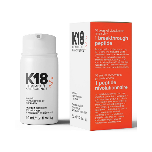 K18 Molecular Repair Hair Mask against white background