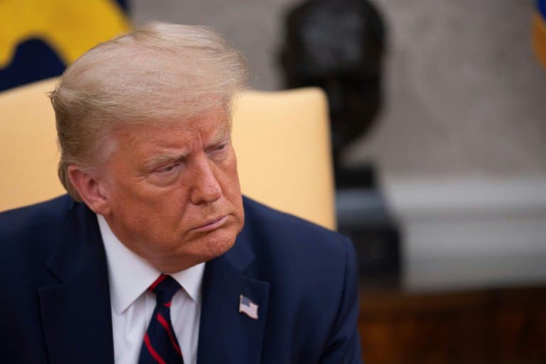 Le président américain Donald Trump s'exprime depuis le Bureau ovale le 30 juillet 2020 - JIM WATSON © 2019 AFP