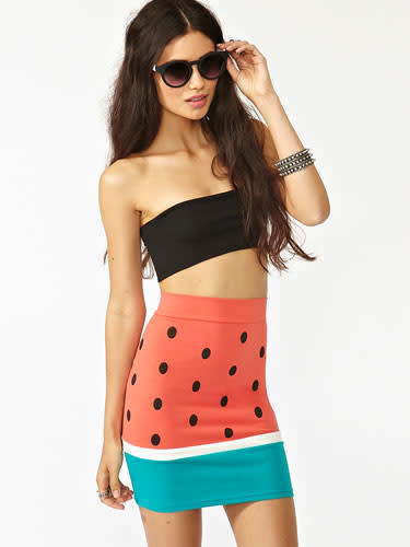 Nasty Gal Watermelon Skirt