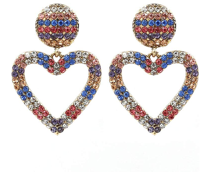 Sanvaree Statement Drop Earrings. (Photo: Amazon)