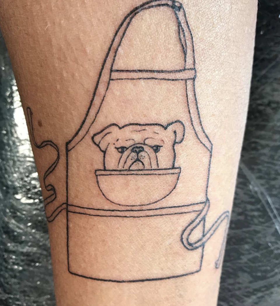 Ulrika Jonsson's son Cameron designed the tattoo. (Instagram/Ulrika Jonsson)