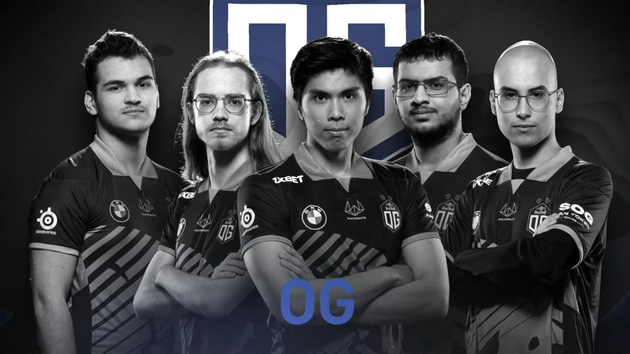 OG extended their stay at The International 11 (TI11) after they defeated fellow Western European squad Gaimin Gladiators in the second round of the Main Event's lower bracket. (Photo: Valve Software)