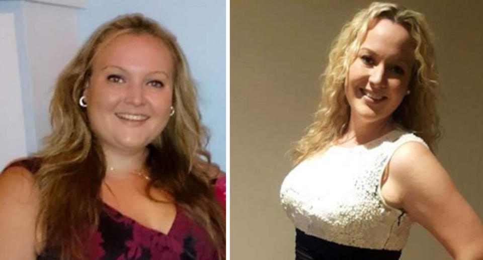 Emma Luff lost 20 kilograms on a diet