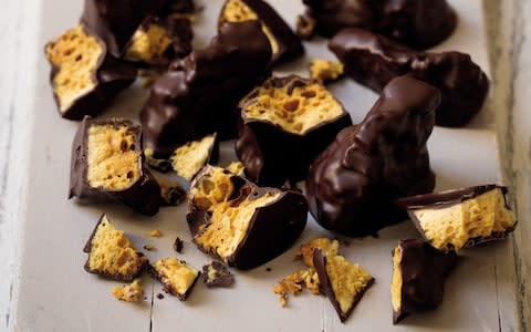 Chocolate Covered Honeycomb