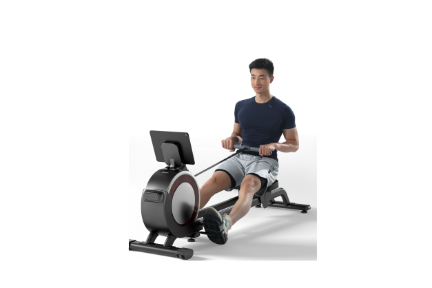 Merach’s Electric Magnetic Rower Machine is easy to store and app compatible.