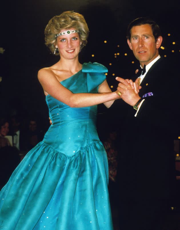 King Charles and Princess Diana dance together during a 1985 gala in Melbourne, Australia. The princess' friend Anne Allen offers insight into the troubled marriage in her forthcoming book, 