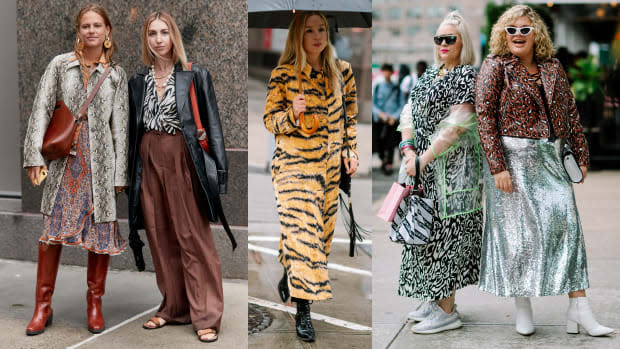 On the street at New York Fashion Week Spring 2020. Photos: Imaxtree, Jeremy Kang/Fashionista (2)