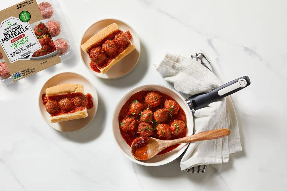 Beyond Meat’s recently launched Beyond Meatballs are rolling into select Costco stores