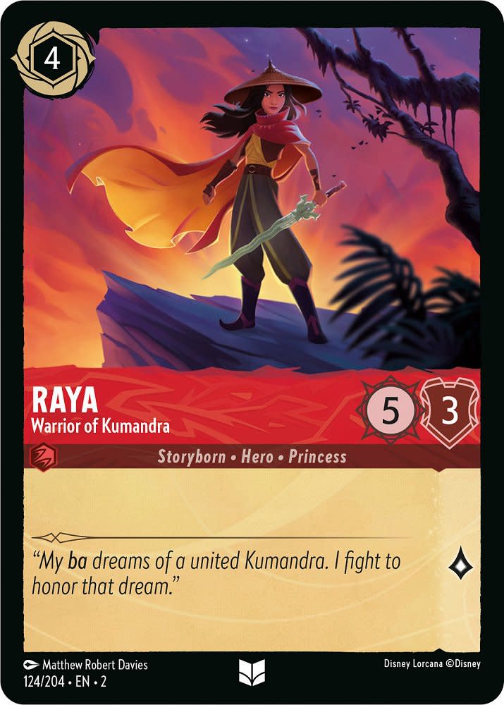 Raya Warrior of Kumandra card