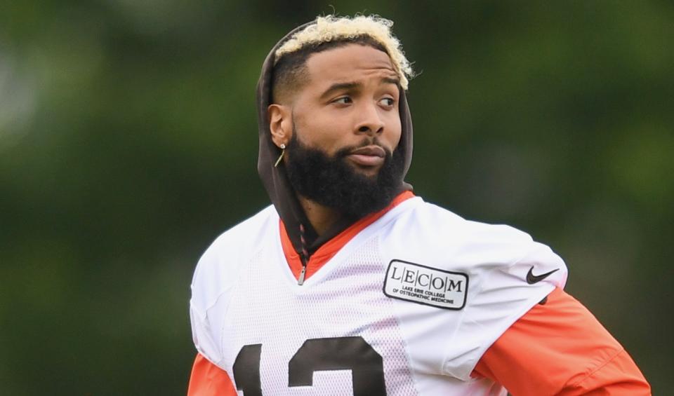 With a fresh start in Cleveland, Odell Beckham is working hard to shed the diva label that's followed him throughout his career. (Getty)