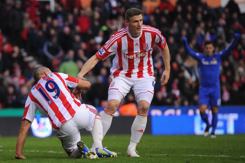 Robert Huth and Jon Walters were key figures for Stoke City in the Premier League.