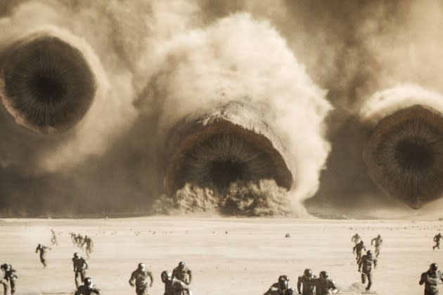 Denis Villeneuve Knows How the Fremen Get Off the Sandworms in