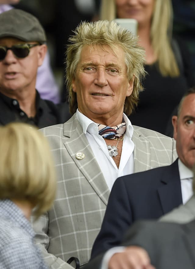 Sir Rod Stewart charity dinner party