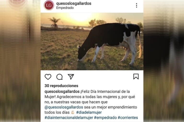 La publicación fue eliminada del feed de Instagram por la polémica que generó