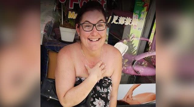 Stacey Liddle, from Brisbane, was on holiday in Thailand when she was in a horror scooter crash. Photo: GoFundMe