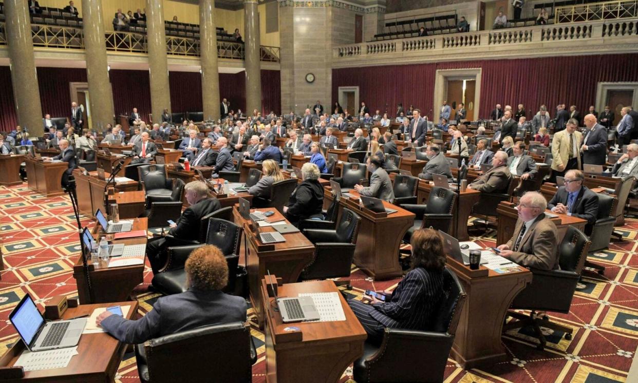 The Missouri House chamber during debate on March 12, 2023