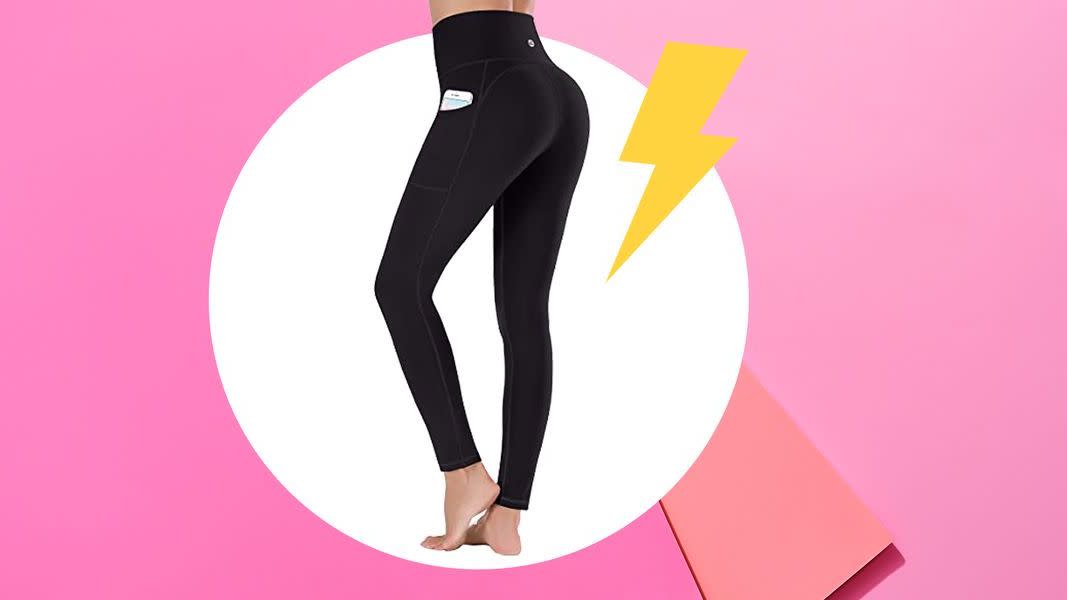 black friday amazon black high waisted leggings sale