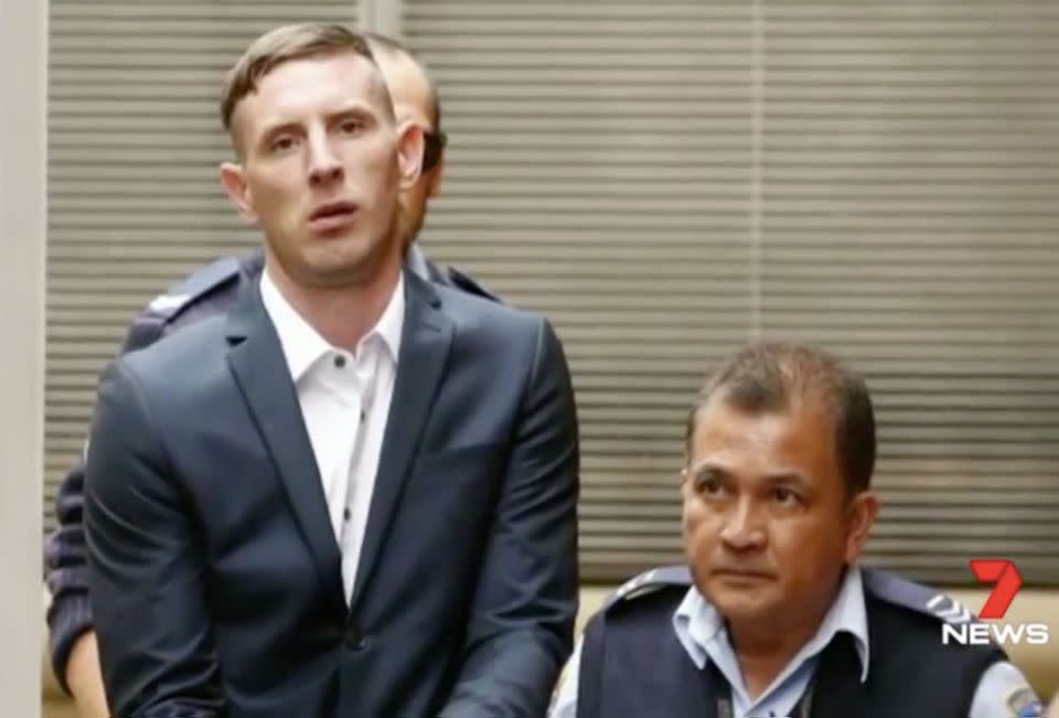 Ryan David Evans was found guilty of murder. Photo: 7 News