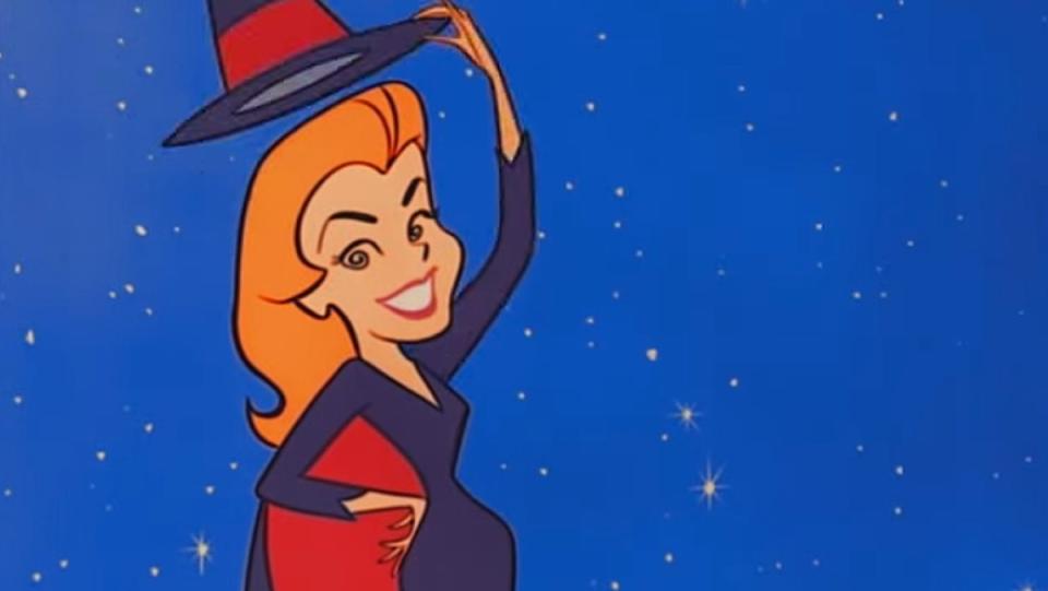 Cartoon Samantha from the Bewitched credits
