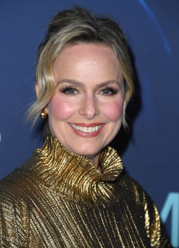 Melora Hardin will once again play Adrian Monk's beloved late wife Trudy Monk in "Mr. Monk's Last Case: A Monk Movie."<p><a href="https://www.gettyimages.com/detail/1472223303" rel="nofollow noopener" target="_blank" data-ylk="slk:Steve Granitz/Getty Images;elm:context_link;itc:0;sec:content-canvas" class="link ">Steve Granitz/Getty Images</a></p>