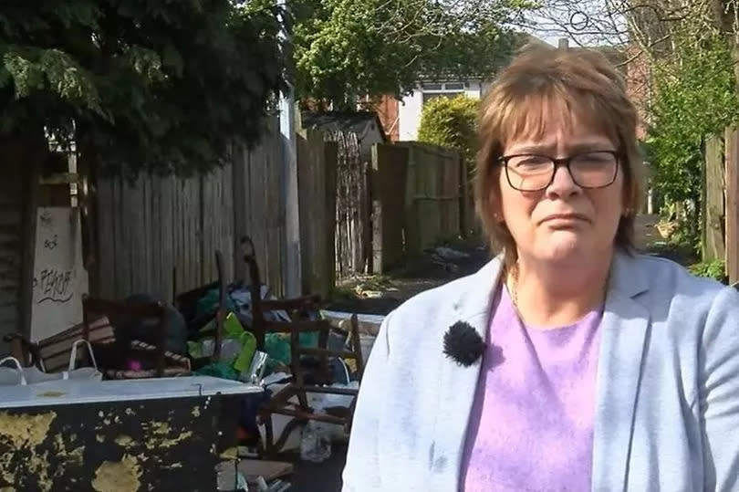 Debbie Istan says she is no longer proud of where she lives because of the flytipping