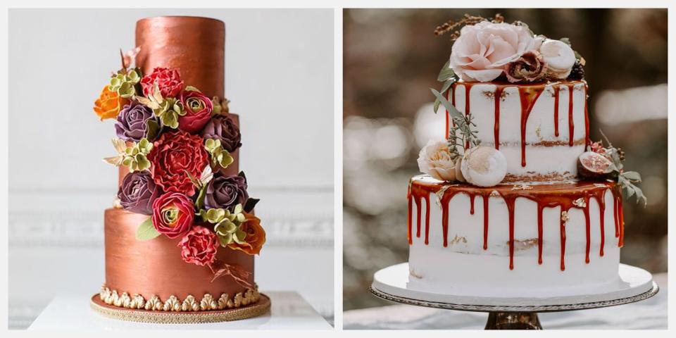 These Fall Wedding Cakes Are All The Convincing You Need to Have An Autumn Wedding