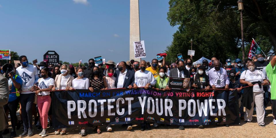 Washington march voting rights