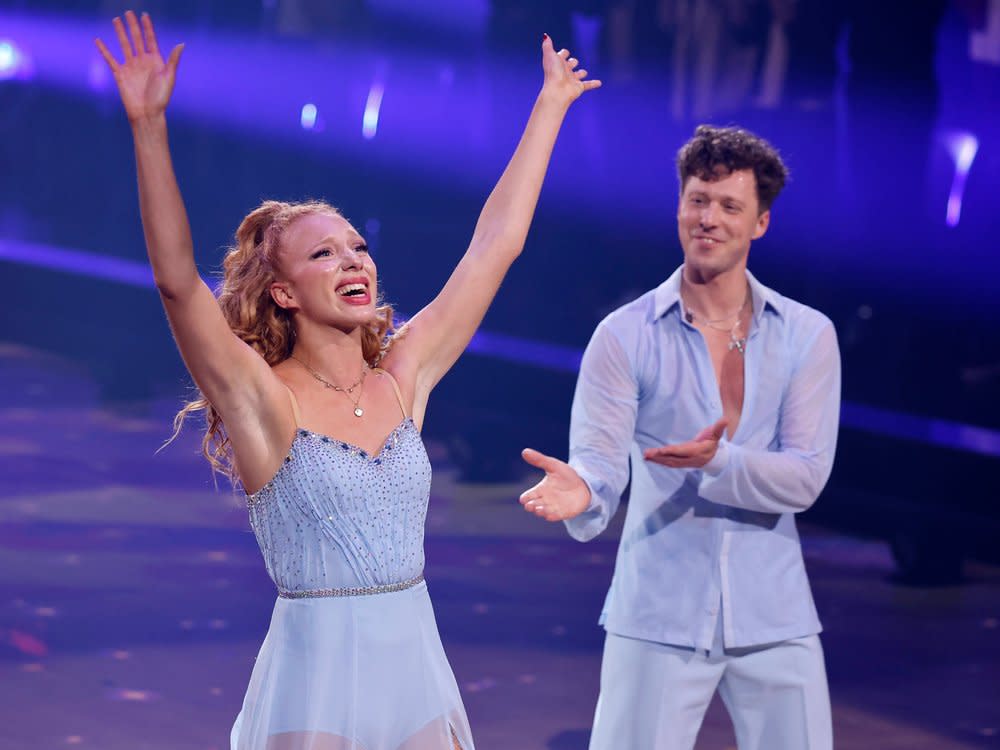 Model Anna Ermakova und Tänzer Valentin Lusin bildeten ein erfolgreiches "Let's Dance"-Duo. (Bild: imago images/Panama Pictures)