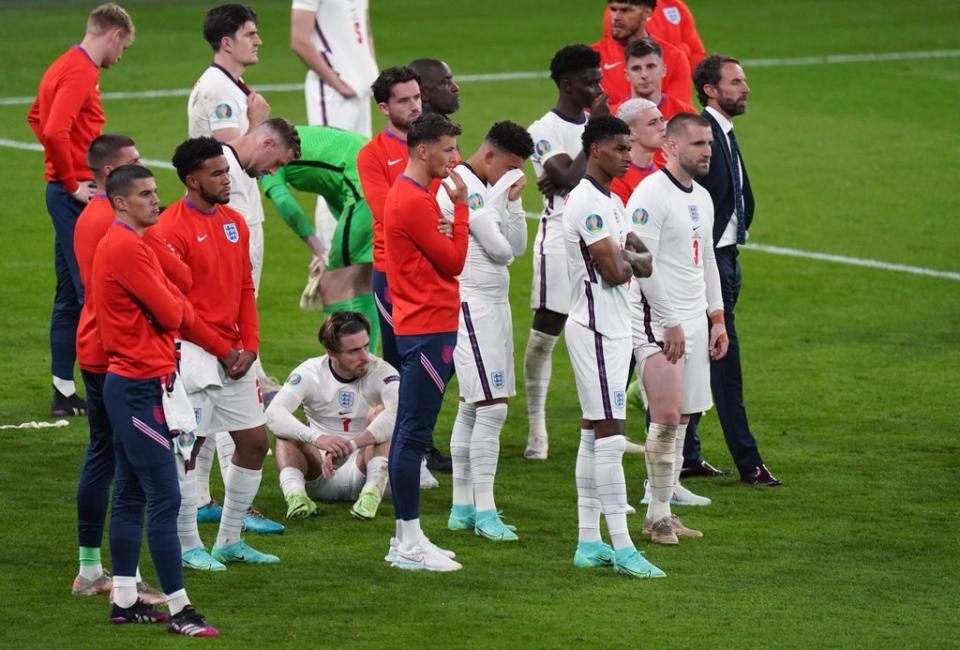 England suffered disappointment in the final of Euro 2020 (Mike Egerton/PA) (PA Wire)