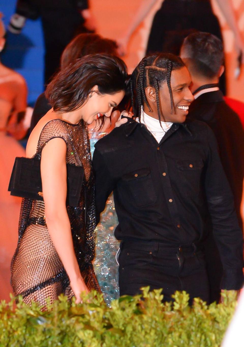 new york, ny may 01 kendell jenner and asap rocky attend rei kawakubocomme des garcons art of the in between at metropolitan museum of art on may 1, 2017 in new york city photo by raymond hallgc images