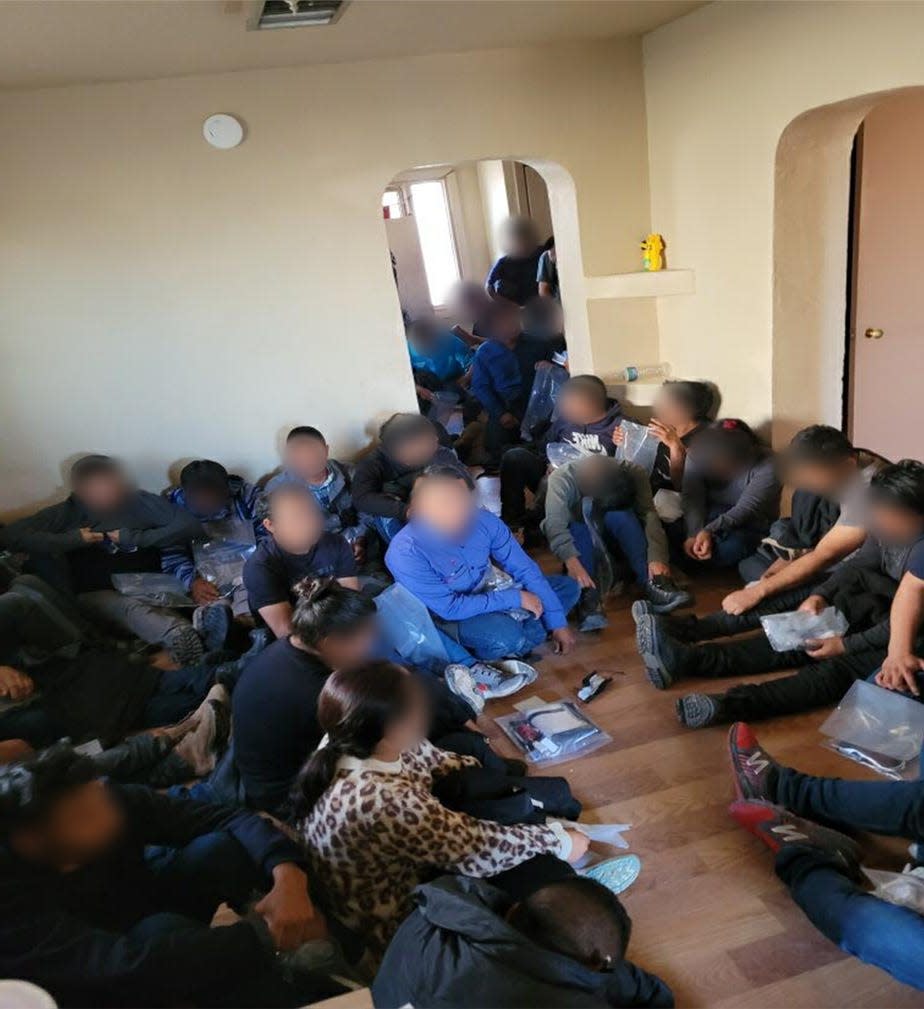 U.S. Border Patrol agents found 171 migrants between Feb. 26 and March 2, hidden in four stash houses throughout El Paso County.