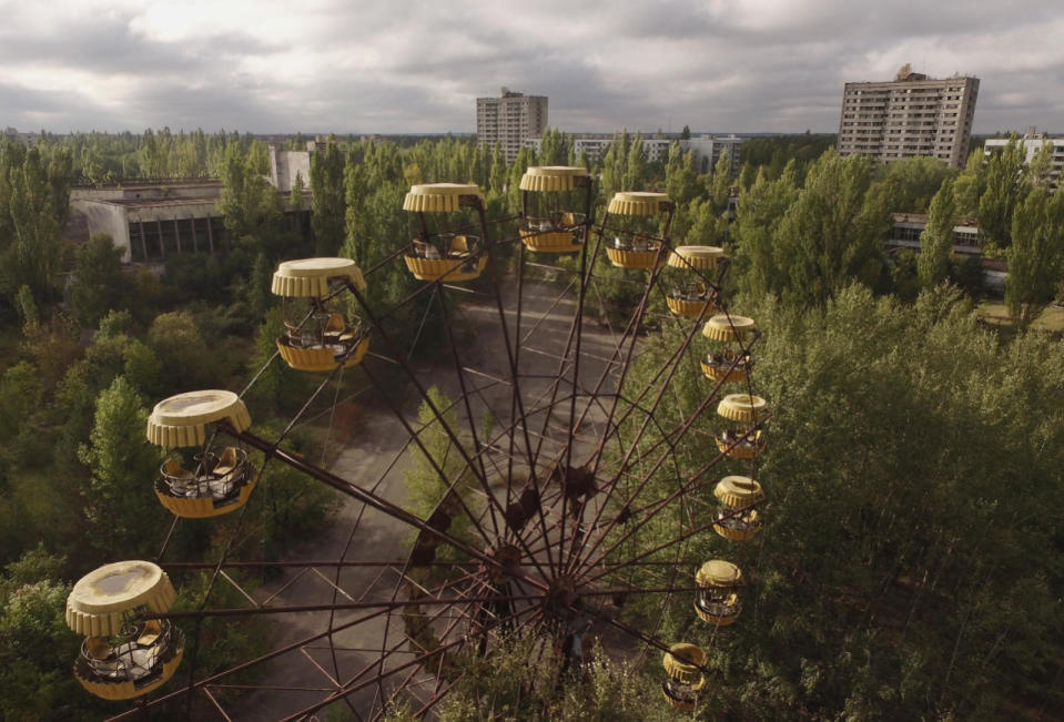 Abandoned Ferris wheel