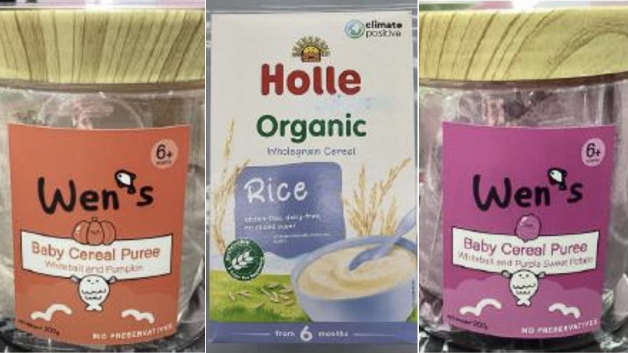 Three baby products recalled by Singapore Food Agency