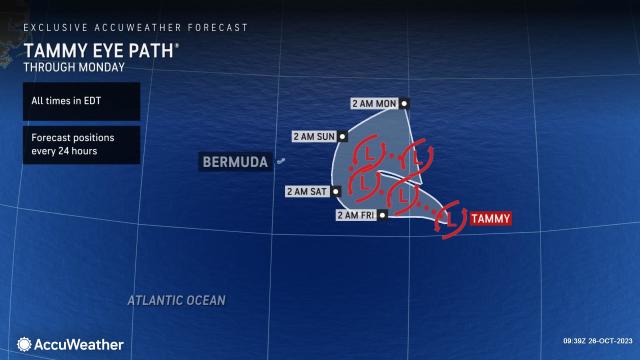 Tammy eyes Bermuda after Hurricane Otis makes unprecedented landfall in  Mexico as a Category 5 storm