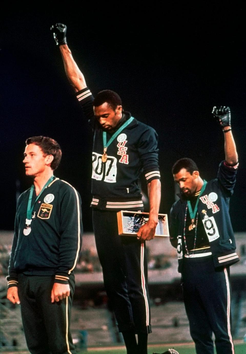 The 1968 Olympics Black Power salute