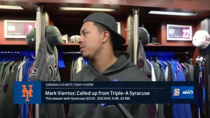 Mark Vientos back in Queens after beginning the season in Triple-A Syracuse