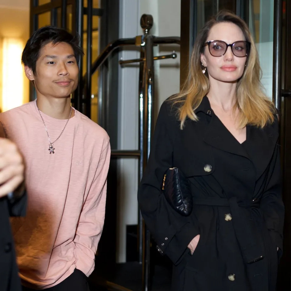 Angelina Jolie y su hijo Pax en Nueva York el 18 de julio de 2023