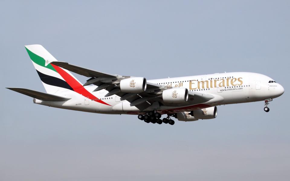 Emirates plane