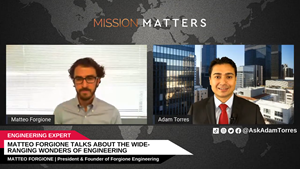 Matteo Forgione, President & Founder of Forgione Engineering, was interviewed on Mission Matters Innovation Podcast by Adam Torres.