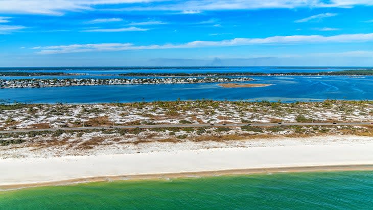 florida beach aerial